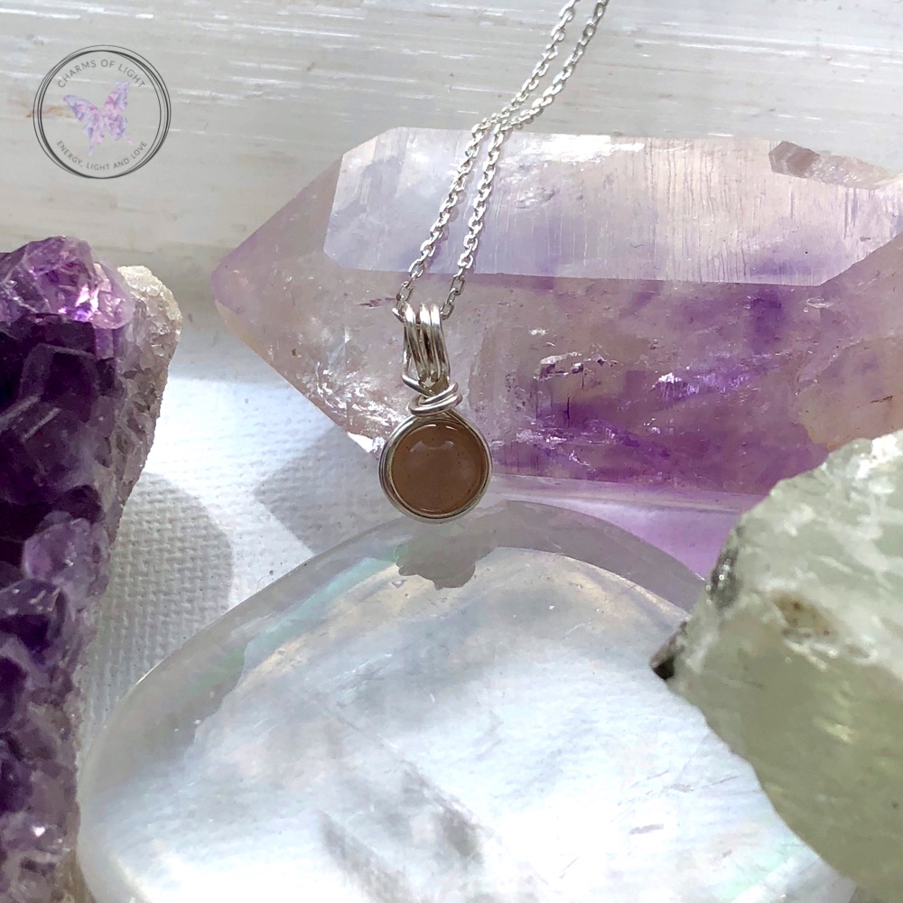 Sunstone Silver Pendant